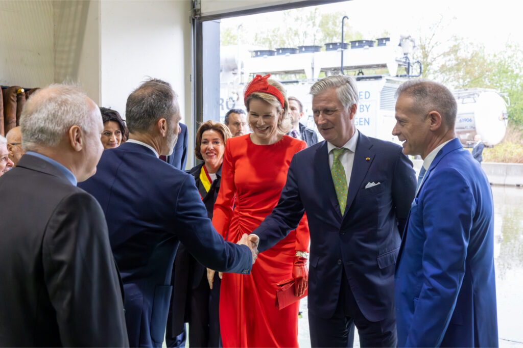 Visit of the Royal Highnesses of Belgium and the Grand Duchy of Luxembourg to Anglo Belgian Corporation